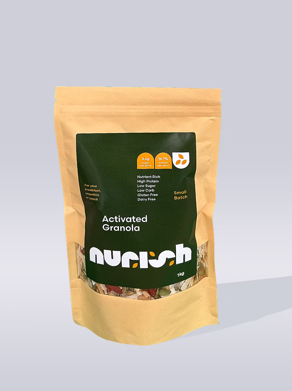 Nurish Activated Granola 1kg